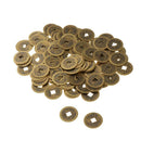 Set of 100 Chinese Lucky Coins Feng Shui Home Office Decor Jiaqing Copper