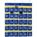 Numbered Pocket Chart Classroom Organizer for Cell Phones Calculator Holder O1O8