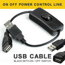 For Arduino Raspberry Pi LED Light USB Cable Switch Toggle Power Control On Off