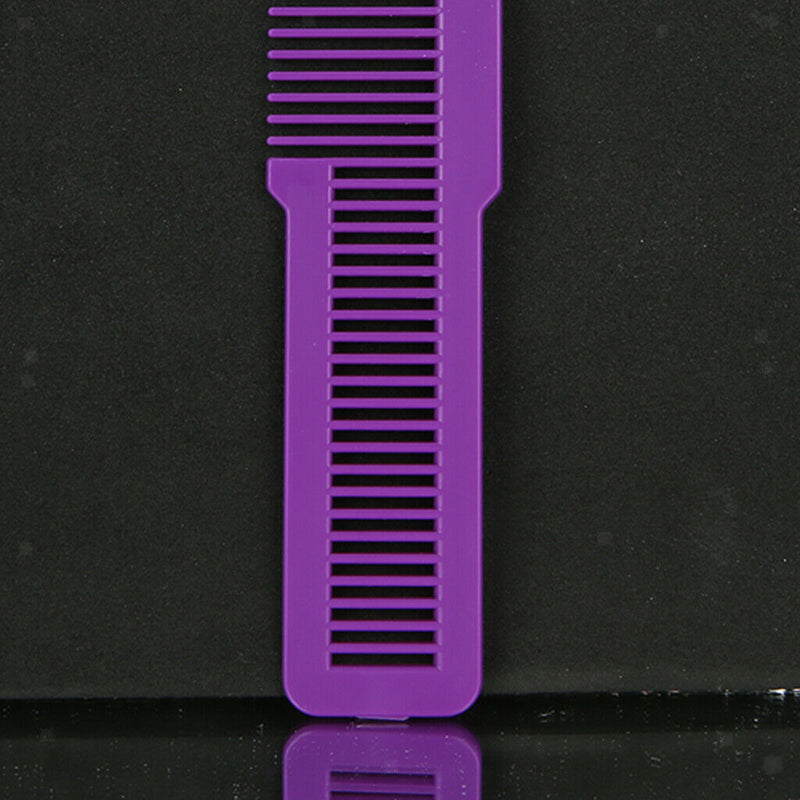 4Pcs Professional 8" Barber's Flat Top Clipper Cutting Combs Hairdressing