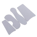 4Pcs Dental Orthodontic Intra-Oral Glass Stainless Steel Photography Mirror OZ
