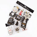 18pcs/set Kraft Paper Tags Christmas DIY Crafts Hang Tag Gift Wrapping Supply OZ