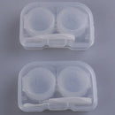 Invisible glasses Box Holder Container Case Soak Storage Eyecare Kit Tools