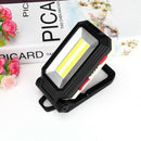 3W LED+COB USB IP44 Work Light Magnetic Folding Car Inspection Repair Lamp Torch