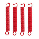 4x Red E Guitar Tremolo Bridge Extension Springs For Bridge