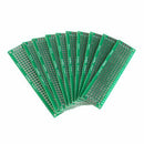 10x 2x8cm perforated grid board PCB strip PCB board circuit board PCB green J5T5