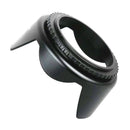 Black 52mm Anti-Glare Camera Lotus Lens Sunhood Shade for Canon SLR camera