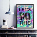 5D DIY Full Drill Diamond Painting Saying Cross Stitch Embroidery Mosaic