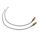 2 pcs. WLAN Antennas Pigtail HIROSE u.fl SMA Box adapter cable IPEX RSMA 20