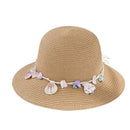 shell Summer Hats for Women Fashion Design Women Beach Sun Hat Foldable Bri