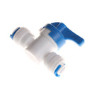 1/4''Inline New Ball Valve Quick Connect Shut Off forRO Water Reverse Osmosis BX