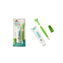 3 sets of dog pet finger toothbrush three head toothbrush toothpaste set pe G3K6