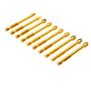 10PCS 8mm Tungsten Carbide Drill Bit Glass Mirror Ceramic Cross Spear Head