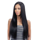 Sexy Ladies Black Long Straight Full Wig Heated-Resistant Synthetic Hair Ombre
