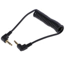 Coiled Audio Cable Jack Right Angle 90 Degree 3.5mm Jack Aux Cord Ca tyATAUB Hn