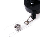 Retractable Pull Chain Reel ID Card Badge Keychain Holder Recoil Belt Clip FT