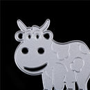 Cute Cow Metal Cutting Dies Stencils For Scrapbooking DIY Album Cards DecorOZ