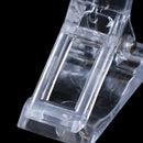 1pc nail crystal fixed clip nail art gel nail tip clip finger extens ME