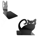 Cute Cartoon Persian Cat Metal Non Skid Bookends Bookend Art Book Holder De