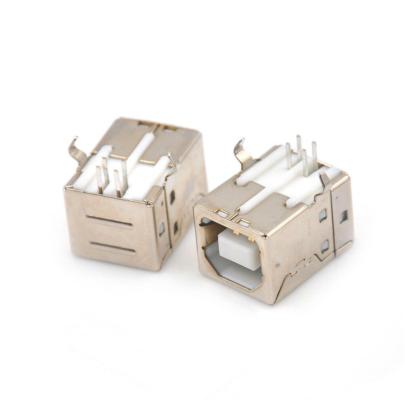 10x Printer USB Interface BF90 Degree Type B USB Data D Mouth Socket Connecto Kw