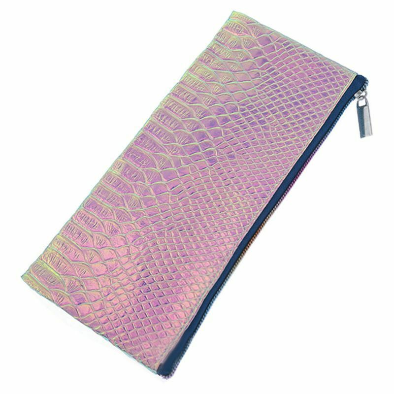 Cosmetic Bag Makeup Bag Toiletry Travel Bag Handy Holographic Bag Protable  P5W6