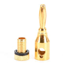 20Pcs 4mm Musical Audio Speaker Cable Wire Banana Plug Connector Plated Plug 3C
