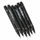 6Pc Micron Fine Line Pen 005 01 02 03 05 08 BRUSH Art ! Supplies Tools V3P9 X1Q3