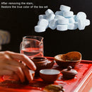 20pcs Pots Tea Stain Cleaner Descaling Effervescent Tablets Cleaning Tools
