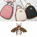 DIY Bee Metal Bag Decoration for Shoulder Bags Casual Tote Messenger Accessories