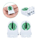 2pcs T5 Lamp Holder Converter Lamp Base Light Socket Adapter Burn-in Soc- OZ