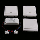 Premium Home Lights Switch Wireless Remote Control 3 Switches 433Mhz