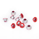 100pcs  4.5mm Scrapbook Eyelet Random Mixed Color Metal eyelets For DIY cloth FT