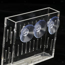 2pcs Personality Aquarium Ornament Crystal Suction Cup Pot for Aquatic Planting