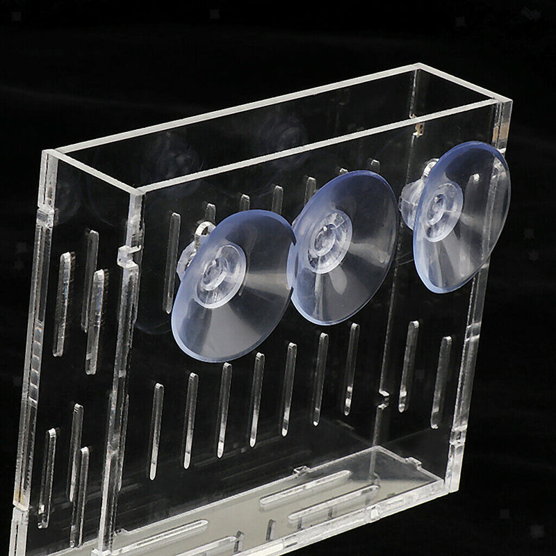 2pcs Personality Aquarium Ornament Crystal Suction Cup Pot for Aquatic Planting