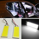 5PCS NEW T10 4W COB Panel Lights LED Car Interior 12V Lamp Bulb Dome White Light