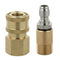 4Pcs M18x1.5mm Pressure Washer Hose Connector Quick Coupler Male & Female
