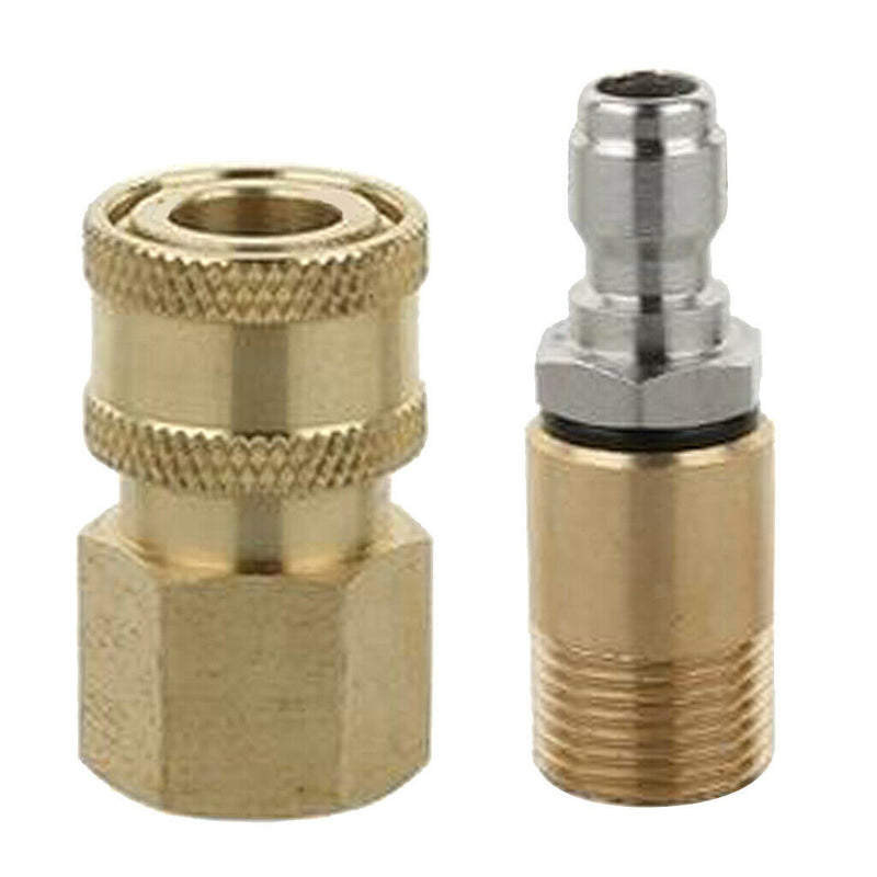 4Pcs M18x1.5mm Pressure Washer Hose Connector Quick Coupler Male & Female