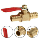 Full Port Inline Brass Water Air Gas Fuel Line Shut-off Ball Valve Nice E6U Y3E7