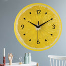 Lemon Fruit Wall Clock Lime Modern Kitchen Clocks Home Decor Living Room CloK9V1