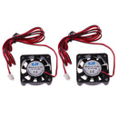 2x Brushless Cooling Fan DC 24V 4010 9 Blade 40x40x10mm 2 Pin Sleeve-bearing