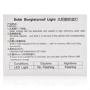 1PC Car Solar Energy Dummy Security Anti-theft Warning Flash Alarm LED Light Red