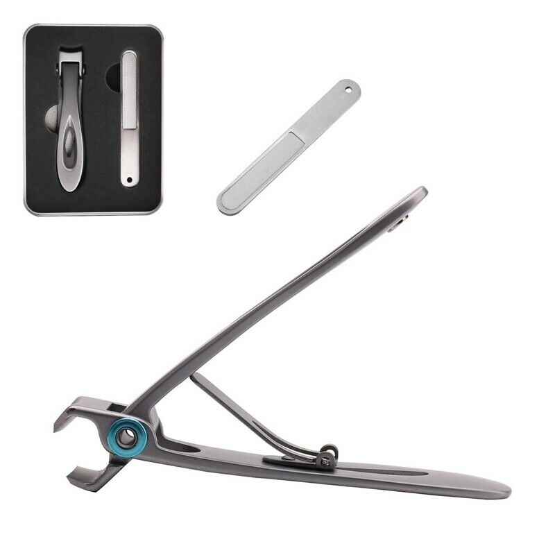 Nail Clipper Set Thick Toenail & Fingernail Cutter With Wide Jaw Opening St Q4X1