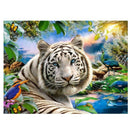 5D Diamond Painting Animal Tiger Diamond Full Inlaid Diamond Landscape Rhin G7L9