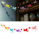 Cupid Star Banner Pennant Felt Bunting Wedding Baby Shower Hanging Decor 2 m