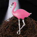 Trendy Enamel Flamingo Brooch Pins Woman Exclusive Badge Metal Jewelry Brooch3C
