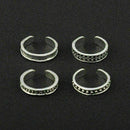 12Pcs/SET Fashion Retro Jewelry Adjustable Open Toe Ring Finger Foot_Rings G5U2