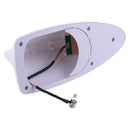 White Shark Fin Shape Exterior Body Car FM AM Antenna Aerial Radio Signal Cover