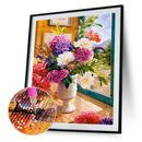5D DIY Diamond Painting Flower Vase Full Drill Embroidery Pictures (JH115)