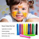 12 Color Body Paint Pastel Pen Face Crayon Non-toxic Halloween Party Makeup