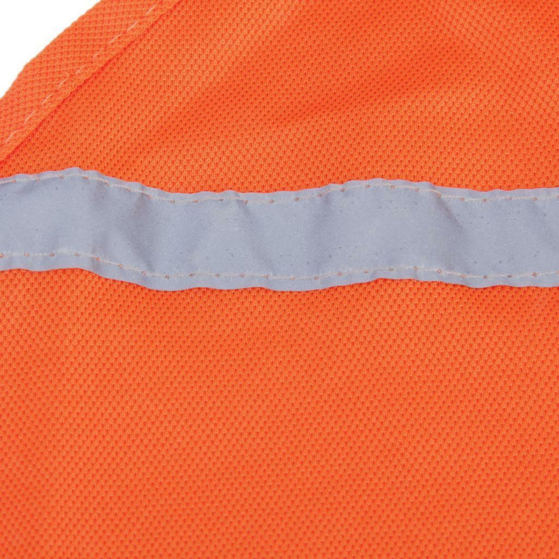 Orange Pet Dog High Visibility Safety Vest Adjust Jacket Clothes Apparel Size L